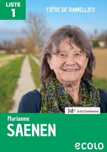 Marianne Saenen - ecolo ramillies 2024